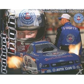 2007 Robert Hight AAA of Southern California NHRA drag racing postcard