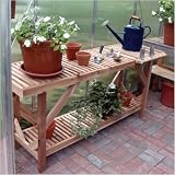 Juliana 5' Potting Table 5' Greenhouse Cedar Potting Table