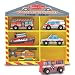Melissa & Doug Deluxe Wooden Rescue Vehicles Set