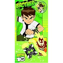 Ben 10 Birthday Card & Badge - Brother