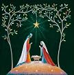 Charity Christmas cards - Holy Night - 5 charity cards sold in support of Childline