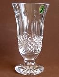 Waterford - 7' Lead Crystal HAPPY BIRTHDAY VASE w Stem Base - Waterford Czech.