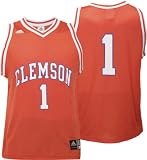 Clemson Tigers Basic -No. 1- Basketball Jersey