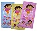 3 pcs Dora The Explorer Washcloth Towel - Hand Towels