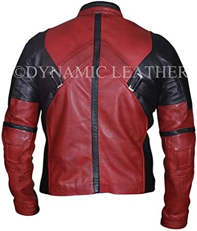 Men's Fashion Deadpool Wade Wilson Ryan Reynolds Synthetic Leather Jacket