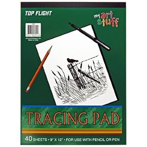 Top-Flight-Tracing-Paper-Tablet-Transparent-Erasable-Surface-White-9-x-12-Inches-40-Sheets-65301-