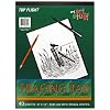 Top Flight Tracing Paper Tablet, Transparent, Erasable Surface, White, 9 x 12 Inches, 40 Sheets (65301)
