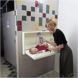 Facility Baby Changing Station - color: Cream, style: Horizontal