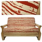 Bambook Red Futon Cover Loveseat 33