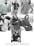 Women's Coats and Jackets to Knit - A Collection of Vintage Knitting Patterns featuring Coats and Jackets for Woman in Size 10 to 20