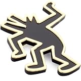 nOir Black Keith Haring Barking Dog Pin