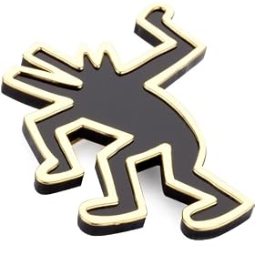 nOir Black Keith Haring Barking Dog Pin
