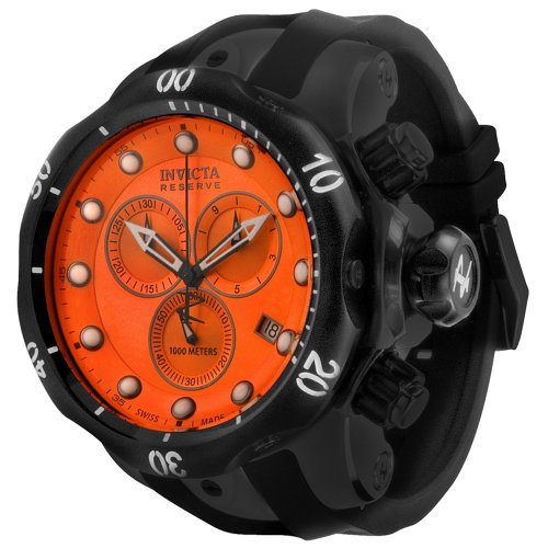 Invicta Men's 5735 Reserve Collection Black Ion-Plated Chronograph Watch