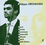 Bach / Geminiani / Bartok / Hindemith / Sain: Solo Violin Works