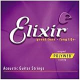 Elixir Acoustic Light Strings - Polyweb