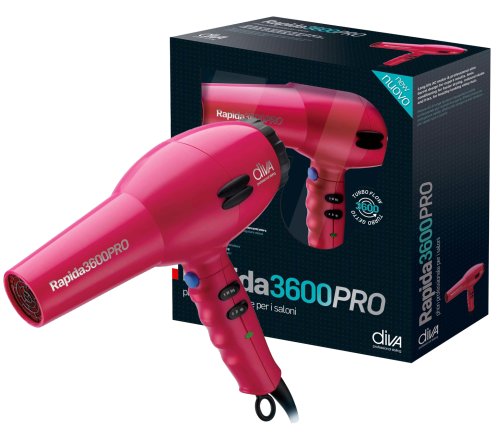 Diva Rapida 3600 pro (Hot pink)Hair Dryer SUK123