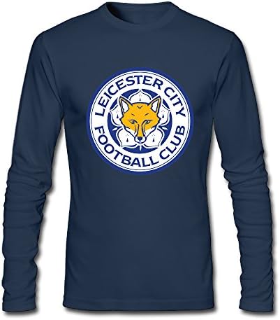 Long Sleeve Men Leicester City Football Club The Foxes T Shirts Cool T Shirts 80s 100% Cotton