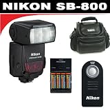 cheap Nikon SB-800 AF Speedlight Flash for Nikon Digital SLR Cameras + LL3 & KIT