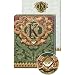 K Monogram Jewel and Gold Foil Embellished Pocket Note Pad, One
