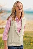 Cabled Sweater Vest