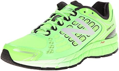 New Balance Men's M1260V4 Stability Running Shoe, Green/Black, 9 D US