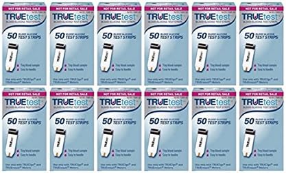 Truetest Blood Glucose Test Strips, 600ct.