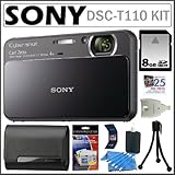 Sony Cyber-Shot DSC-T110 16.1MP Digital Camera with 4x Optical Zoom and 3-i ....