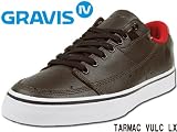 GRAVIS グラビス TARMAC VULC LX ターマックバルカ DARK COFFE/TANGO（ブラウン/レッド） 222063-223