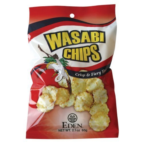 Eden Foods Wasabi Chips - Hot 'n Spicy -- 2.1 oz by Eden