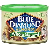 Blue Diamond Whole Natural Almonds, 6 Oz