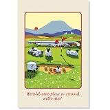 Linen Tea Towel - Would Ewe Play Around with Me