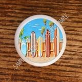 BEACH GO SURF PRINT #02 DRAWER PULLS KNOBS
