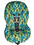 Babble Chic Toddler Car Seat Cover - Groovy Guitars