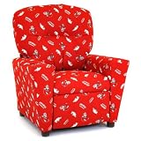 NCAA University of Arkansas "Razorbacks" Cup Holder Kid's Recliner