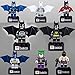 8pcs /Set D840 Avengers Marvel Comics DC Batman Robin Joker Surperhero Building Blocks Minifigures Toys Compatible Legoe