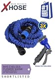 New XHOSE 75ft Expandable Garden Hose To 3 Times Its Size Auto Retract Non Kink