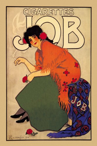 Art Poster, Cigarettes Job - 20x30