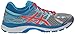 ASICS Women's Gel-Cumulus 17 Running Shoe, Silver/Hot Pink/Turquoise, 8 M US