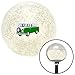 American Shifter 93244 Clear Metal Flake Shift Knob with M16 x 1.5 Insert (Green Camper)