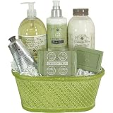 Green Tea Spa Luxury Gift Basket with Epi de Provence Products