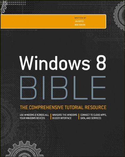 Windows 8 Bible 1118203887 pdf