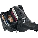 Bum Bag Large Black Leather Lorenz