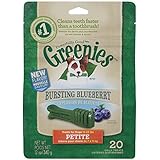 GREENIES Bursting Blueberry Dental Chews Petite Treats for Dogs - 12 oz.