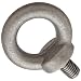 Jergens 18554 Shoulder Eye Bolt with Mill Finish, C-15 Annealed Steel, M12 x 1.75 mm Thread, 318 kg Capacity