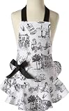 Jessie Steele Josephine Children's Bib Apron, Café Toile