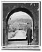 Historic Print (M): [Kai-Shek Chaing, 1886- , full, standing, in portal, wearing robe...