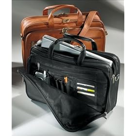 Andrew Philips Vaqueta Organizer Laptop Briefcase