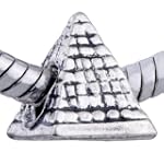 Pandora Style Bead Pyramid European Bead Fits Pandora Bracelet