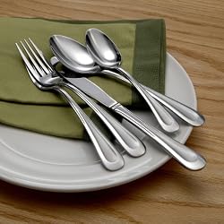 Oneida Satin Sand Dune 20-Piece Stainless-Steel Flatware Set, Service for 4