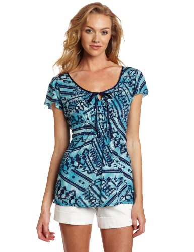 Calvin Klein Jeans Womens Mid Printed Top